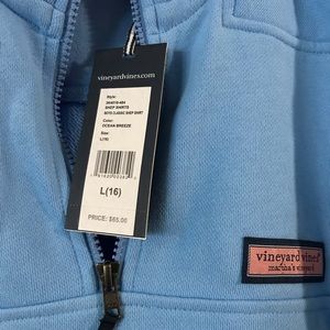 Boys large (16) Vineyard Vine 1/4 zip sweatshirt!